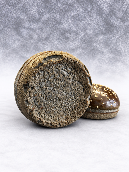 Black Burger Bun Sesamo 12 cm 100 gr. CT da 24 pz