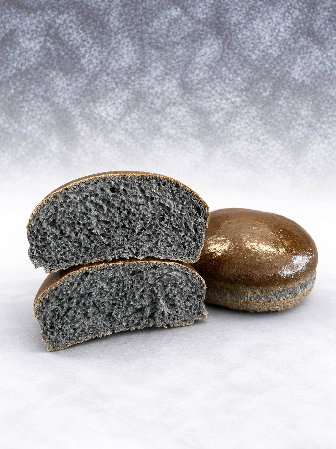 Black Burger Bun Liscio 12 cm 100 gr. CT da 24 pz