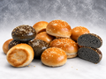 Mini Burger Bun Misti 6cm 20 gr. CT da 50 pz